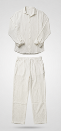 Light Luxury Linen Textured Casual Set (2pcs)