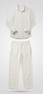 Light Luxury Linen Textured Casual Set (2pcs)