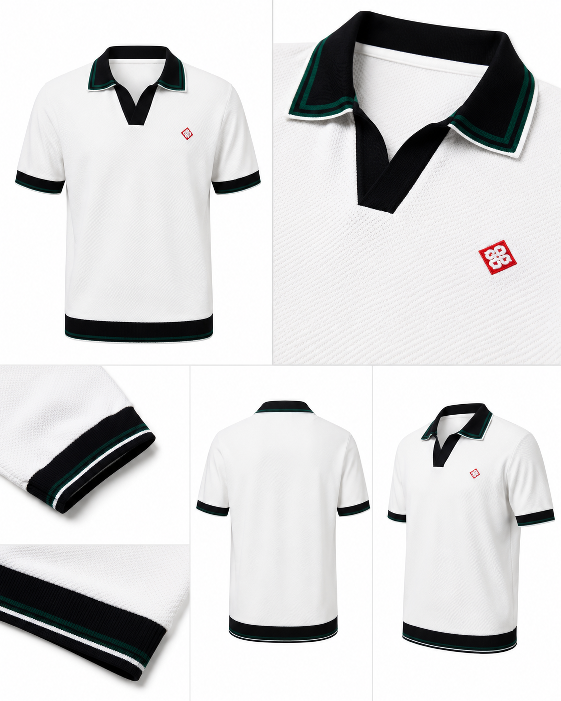 Knitted Polo Shirt