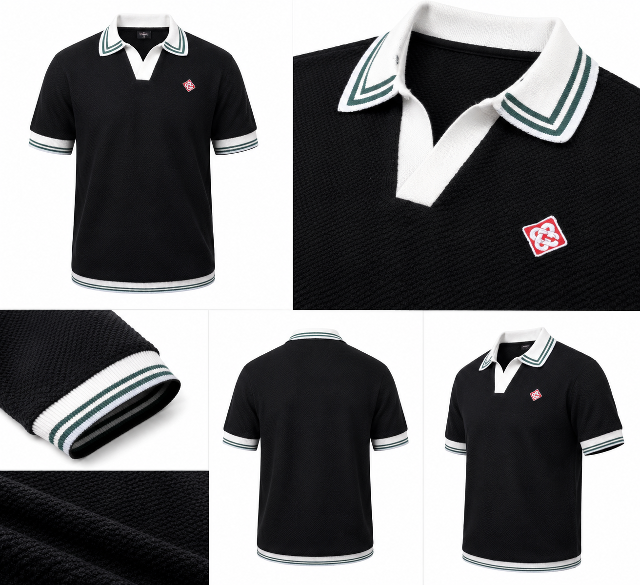 Knitted Polo Shirt