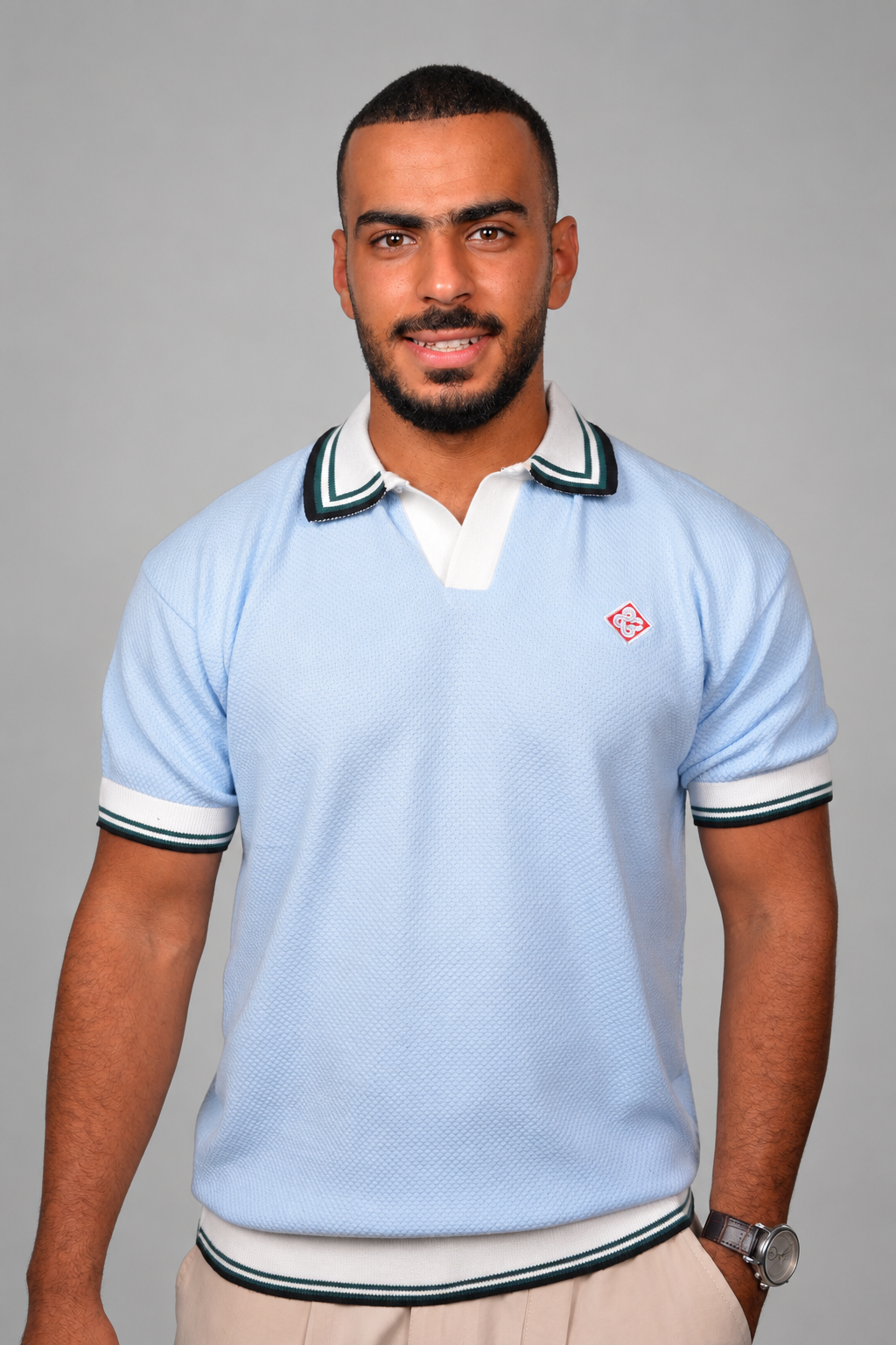 Knitted Polo Shirt