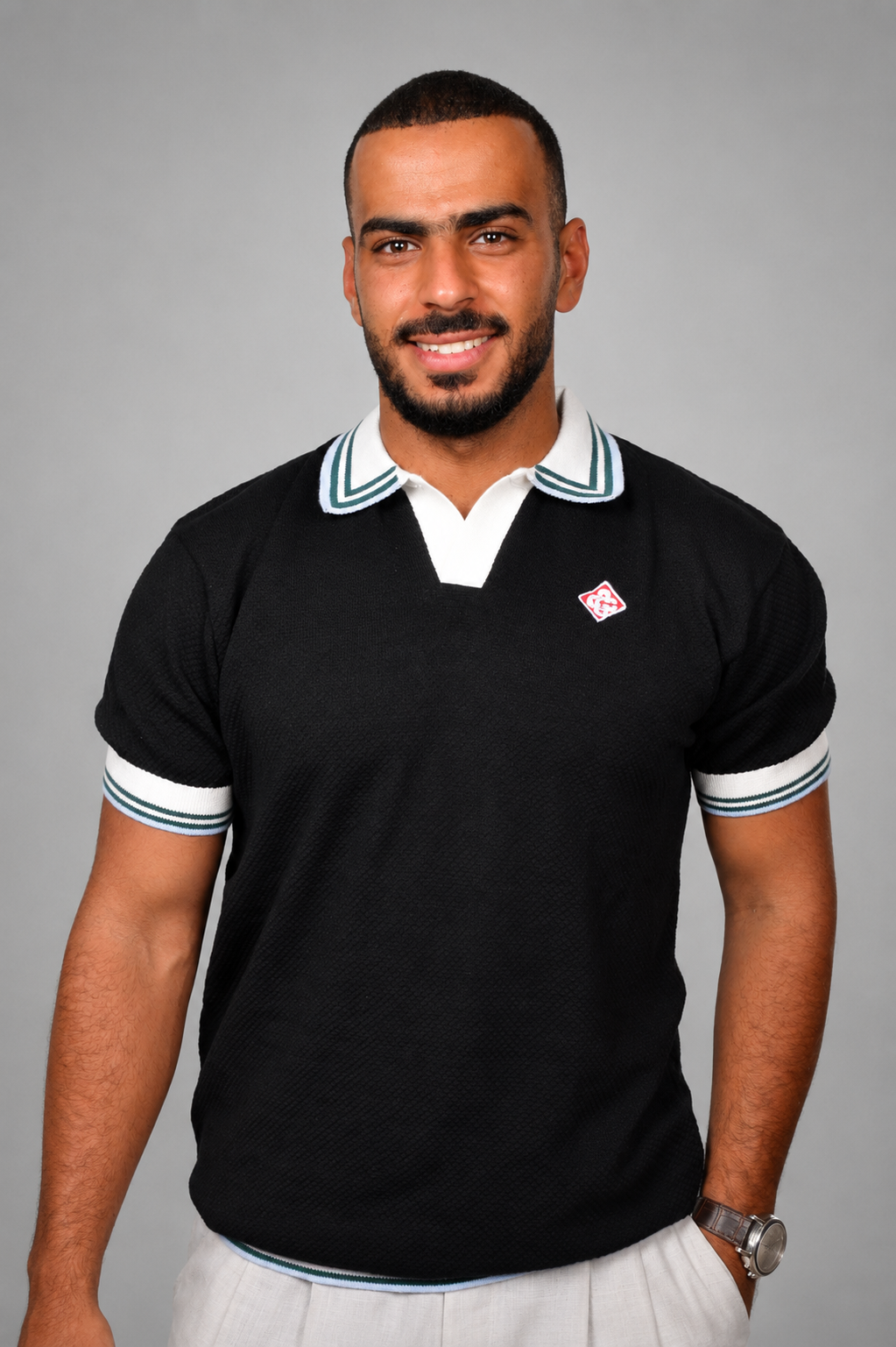 Knitted Polo Shirt