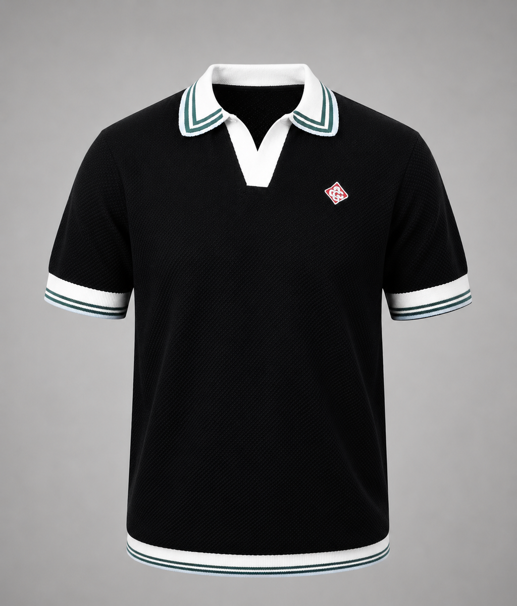 Knitted Polo Shirt