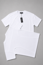 Essential basic t-shirt with stylish seam detail