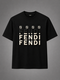 FENDI premium printed logo t-shirt