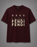 FENDI premium printed logo t-shirt