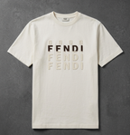 FENDI premium printed logo t-shirt