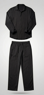 Light Luxury Linen Textured Casual Set (2pcs)