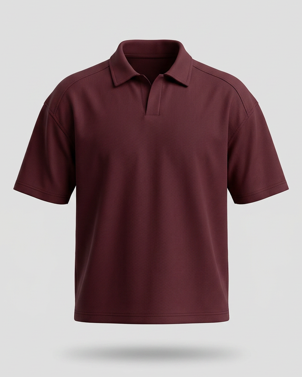 Boxy fit polo shirt