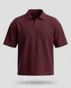 Boxy fit polo shirt