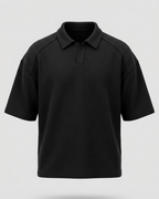 Boxy fit polo shirt