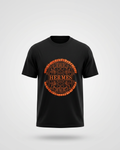 Hermes premium embroidered logo t-shirt