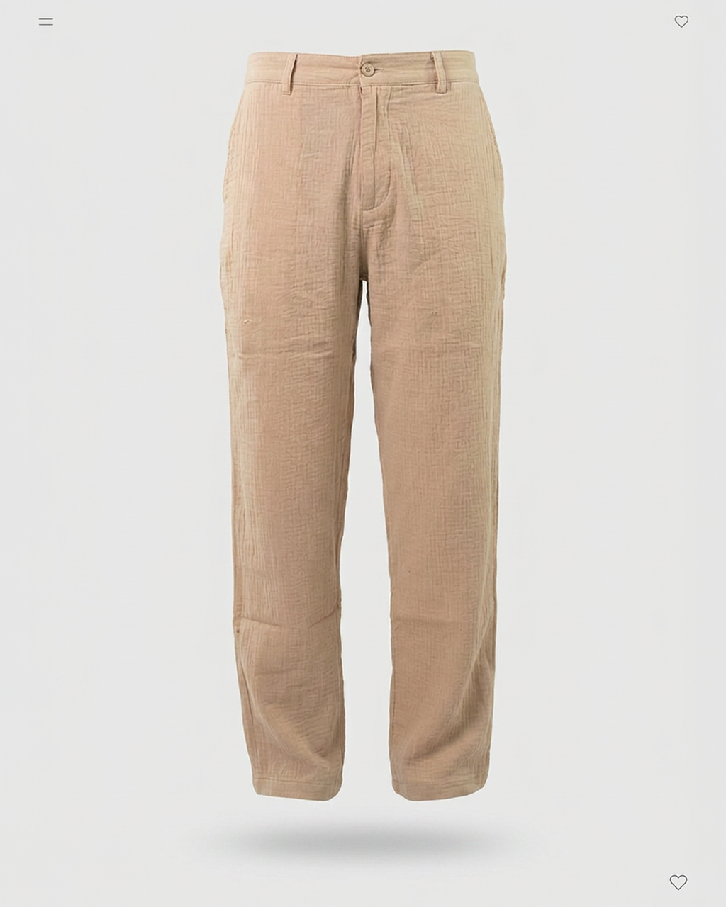 Light Luxury Linen Textured Casual Set (2pcs)