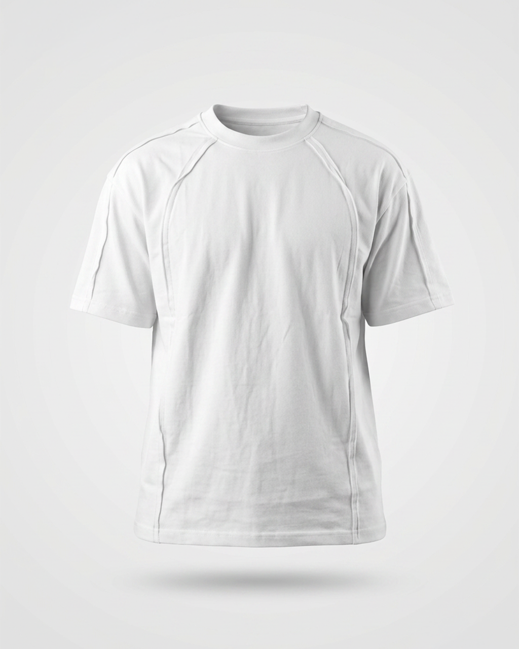 Essential basic t-shirt with stylish seam detail