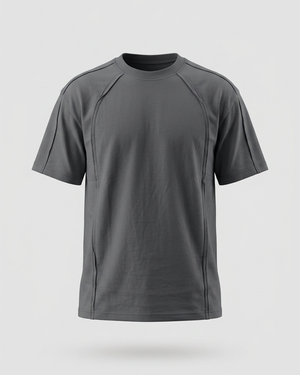 Essential basic t-shirt with stylish seam detail