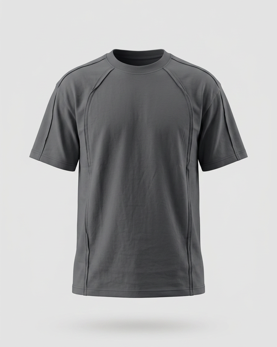Essential basic t-shirt with stylish seam detail