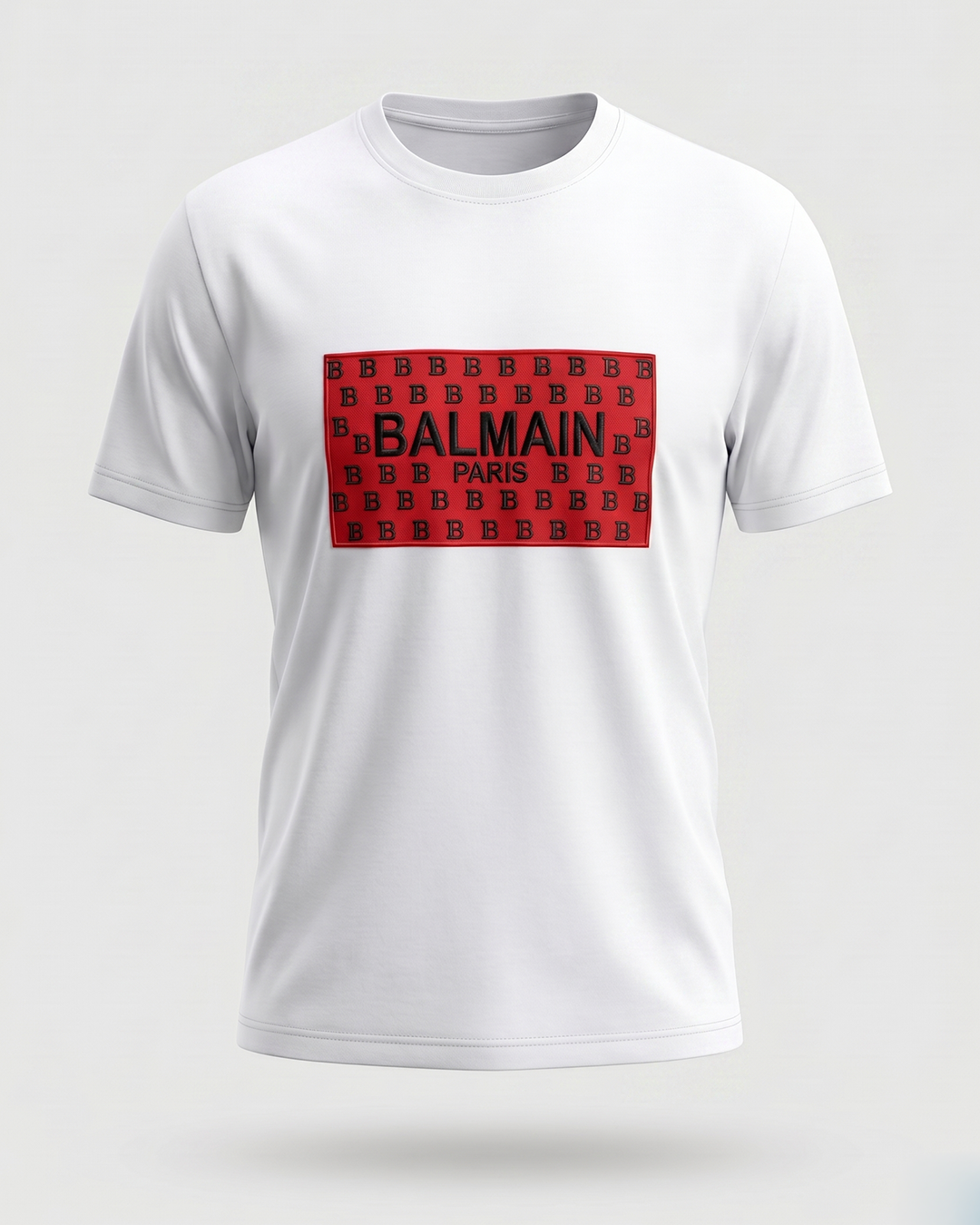 BALMAIN premium embroidered logo t-shirt