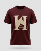 Hermes premium embroidered logo t-shirt