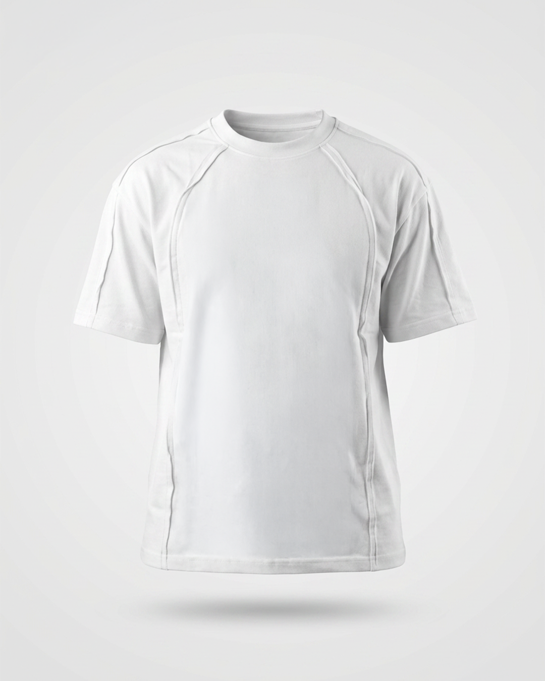 Essential basic t-shirt with stylish seam detail