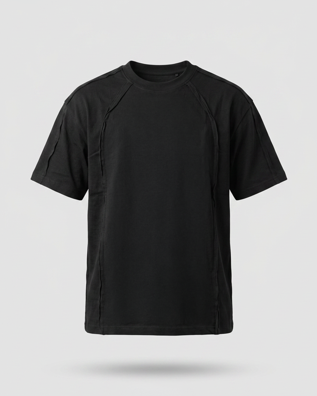 Essential basic t-shirt with stylish seam detail