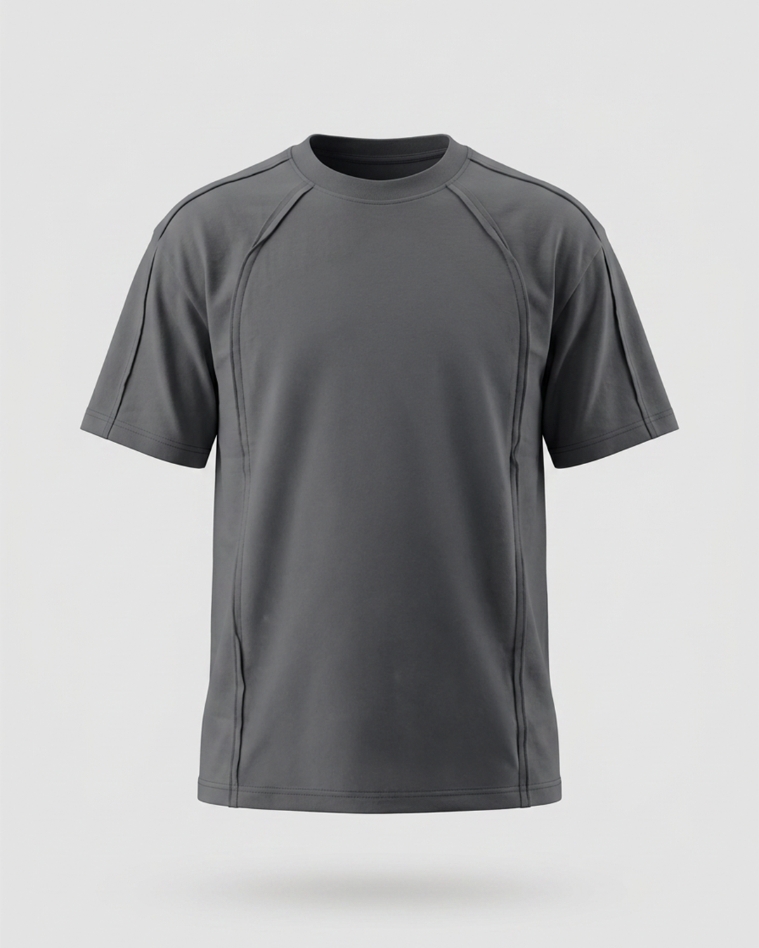 Essential basic t-shirt with stylish seam detail