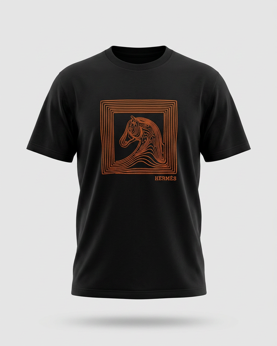 Hermes premium printed logo t-shirt