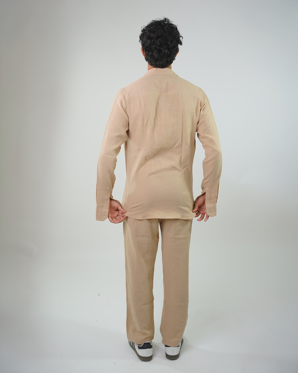 Light Luxury Linen Textured Casual Set (2pcs)