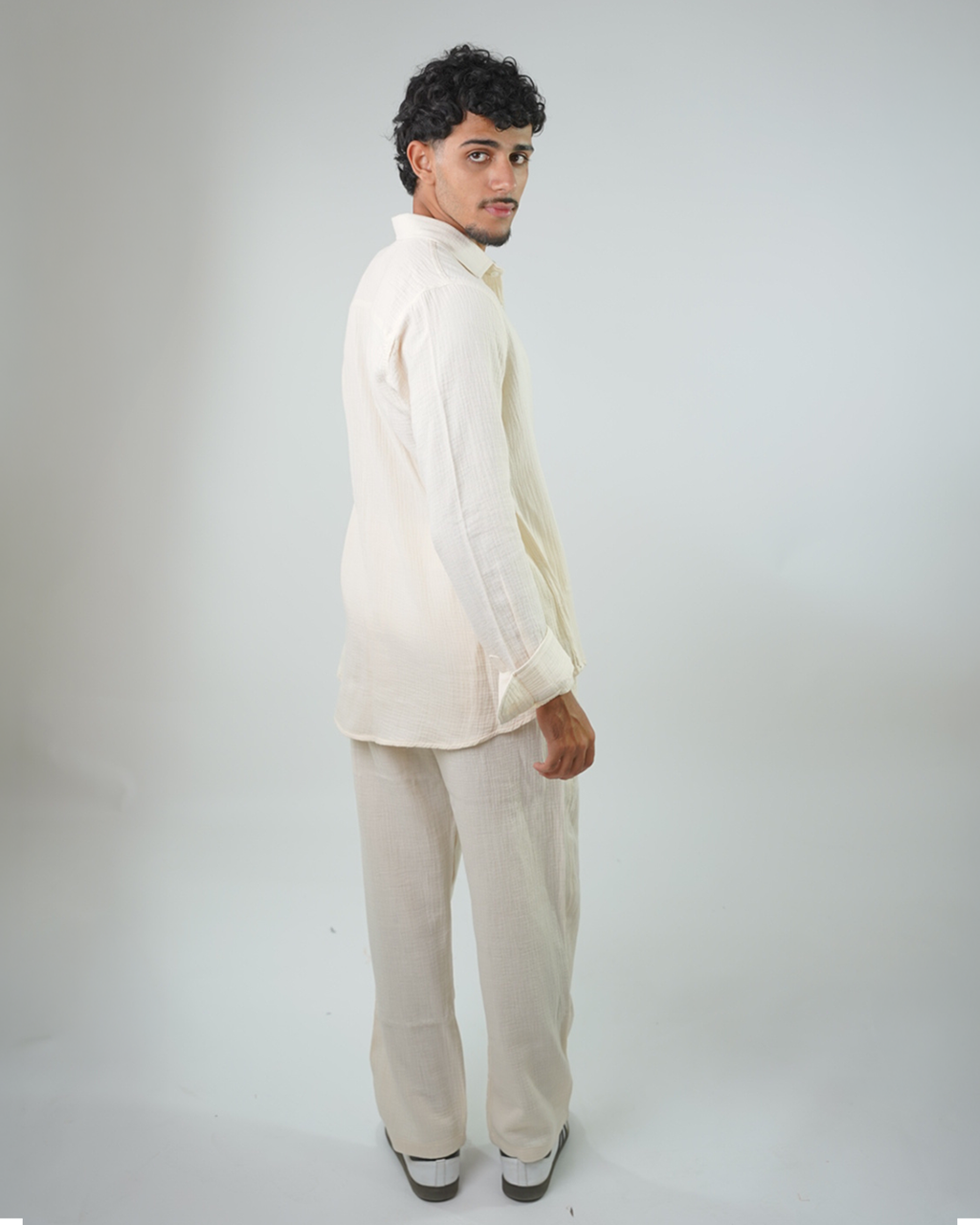 Light Luxury Linen Textured Casual Set (2pcs)