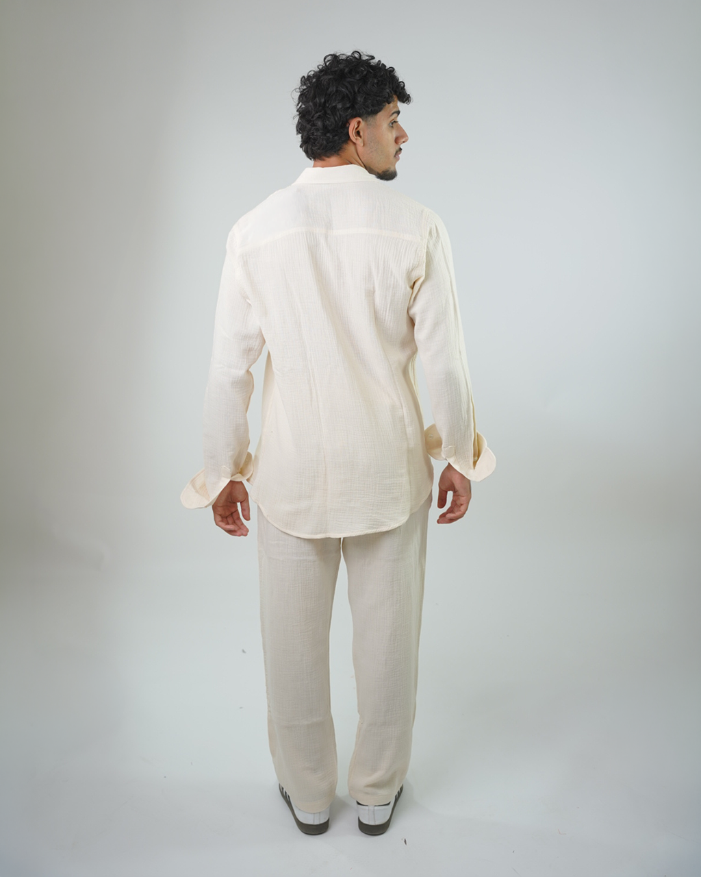 Light Luxury Linen Textured Casual Set (2pcs)
