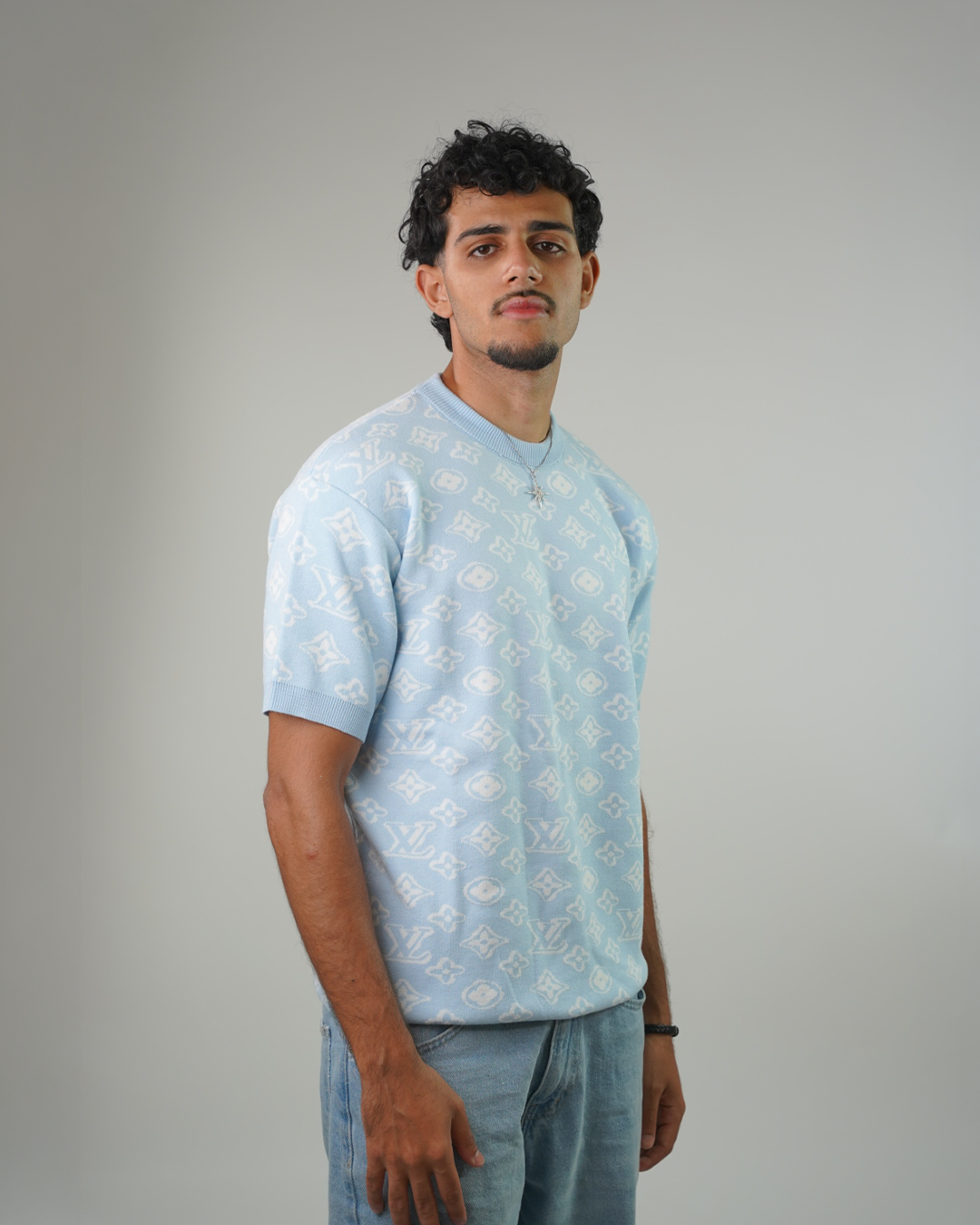 Louis Vuitton Crewneck Knitted T-shirt