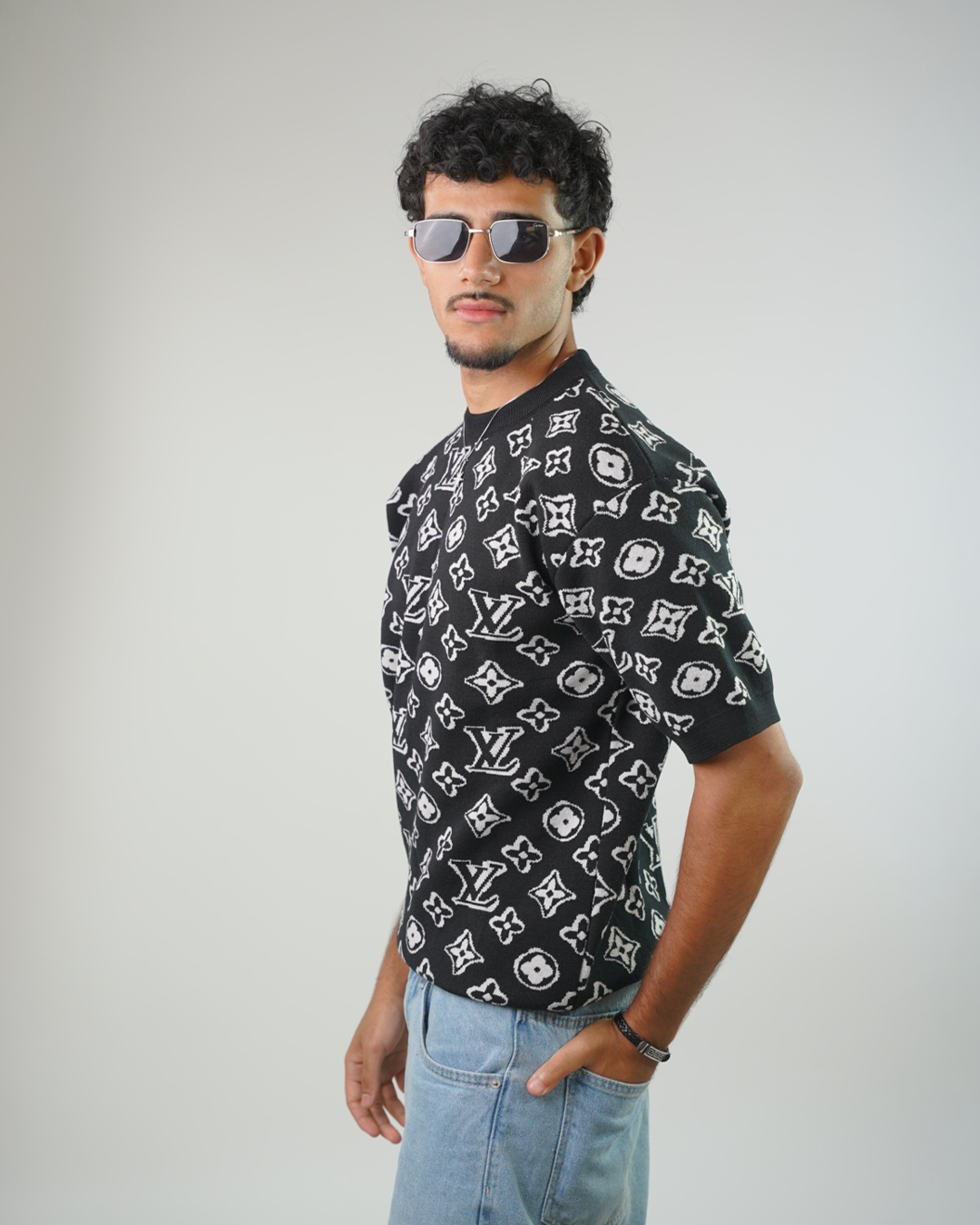 Louis Vuitton Crewneck Knitted T-shirt