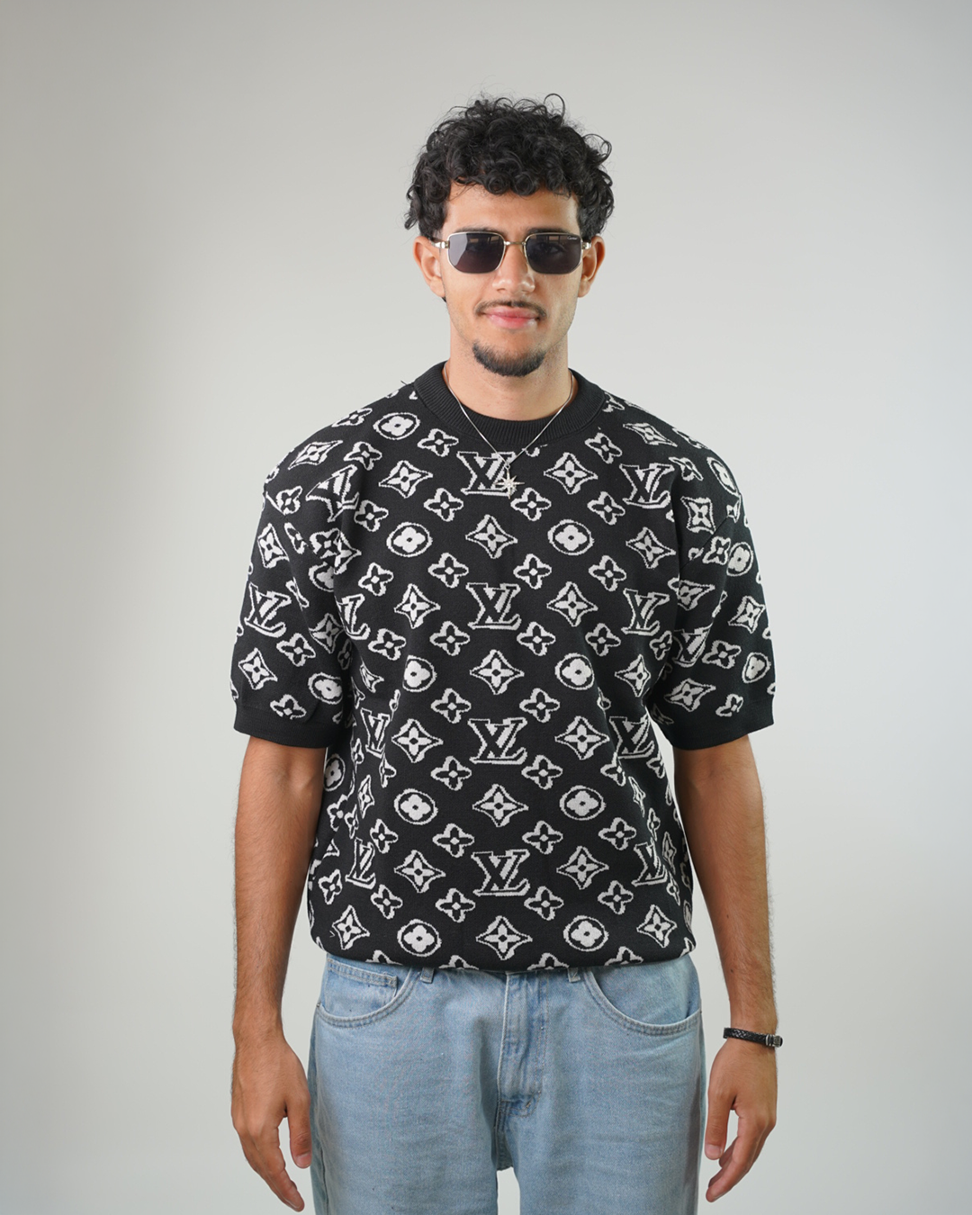Louis Vuitton Crewneck Knitted T-shirt