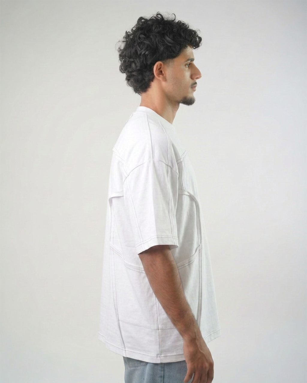 Essential basic t-shirt with stylish seam detail