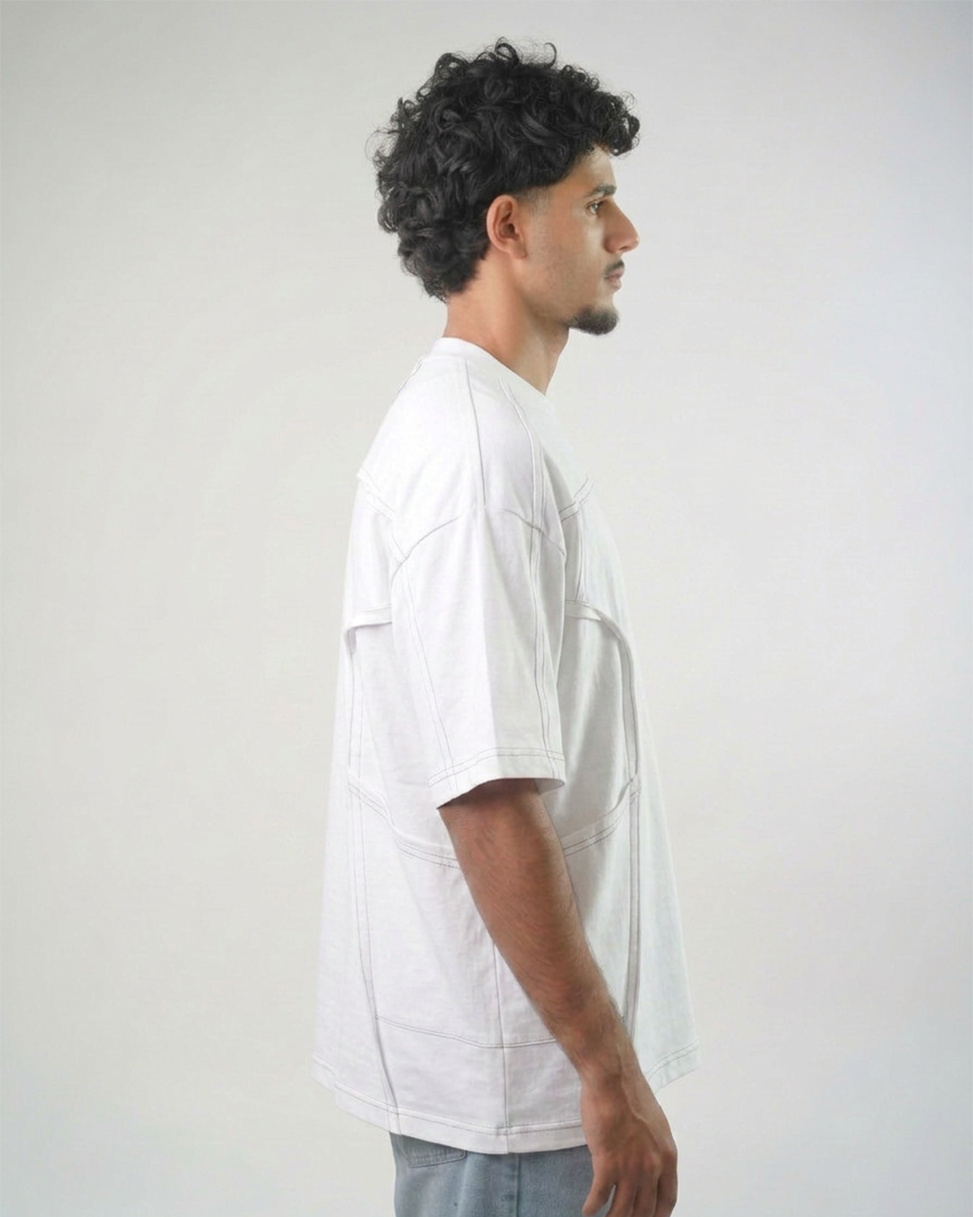 Essential basic t-shirt with stylish seam detail